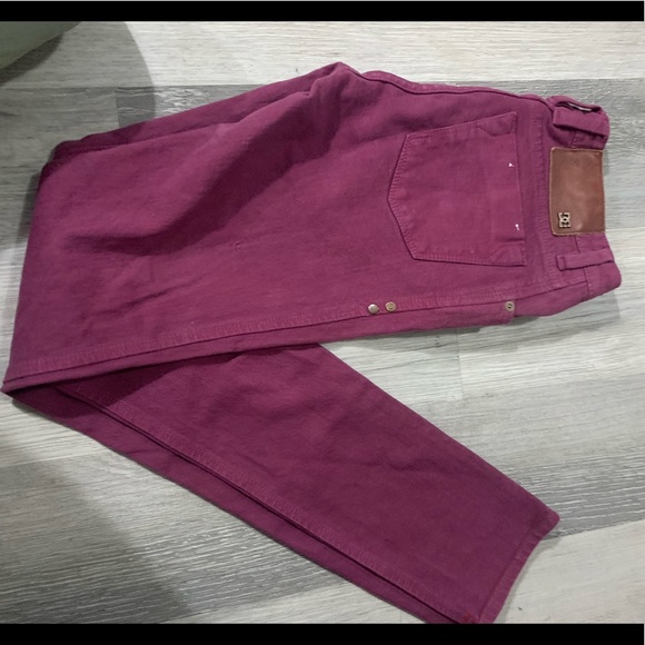 DC Burgundy Jeans - Picture 2 of 4